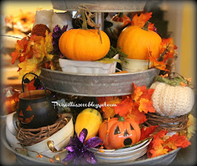 Pricilla's Halloween Tiered Tray-Treasure Hunt Thursday-From My Front Porch To Yours