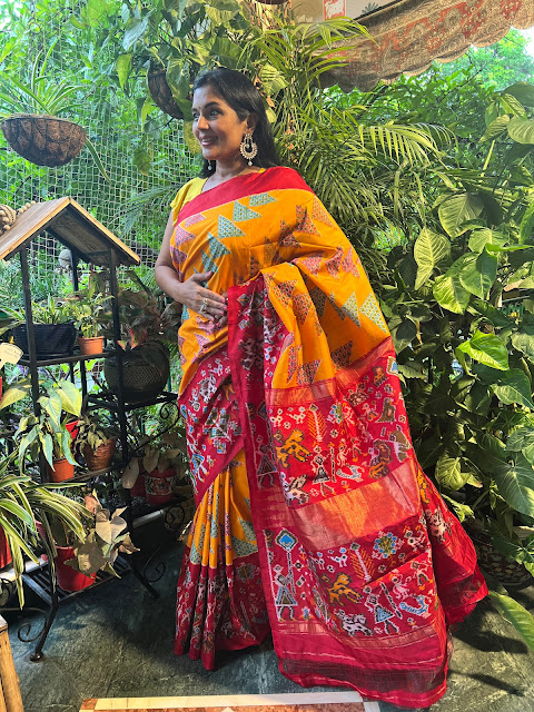 Silk Pochampaly saree