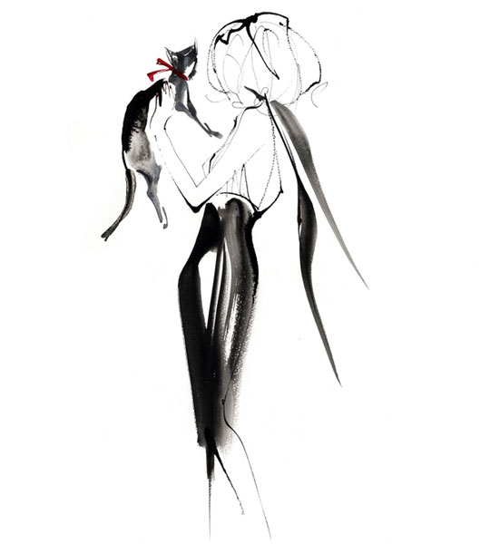 Beautiful fashion illustration by Ms.Yoco Nagamiya