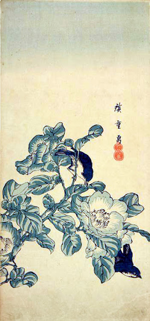 Ukiyo-e. Träsnitt. Kacho-e. Hiroshige.