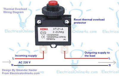 overload protector wiring