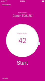 Triggy: Intervalometer for WiFi enabled Canon DSLRs Connecting