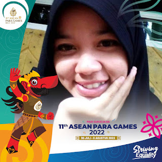 Twibbon ASEAN Para Games Solo 2022, Desain Elegan dan estetik