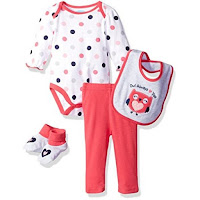 fromusabon-bebe-baby-girls-4-piece-pant-set-with-booties-and-bib-bodysuit-fuchsia-owl