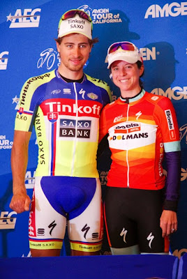 Peter Sagan with Evelyn Stevens