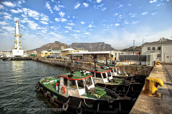 Copyright Vernon Chalmers - Table Mountain from the V&A Waterfront Cape Town