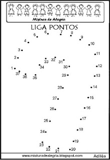 Liga pontos-símbolos do natal