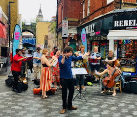 Matthew O'Keeffe and Brixton Chamber Orchestra on Electric Avenue, Brixton