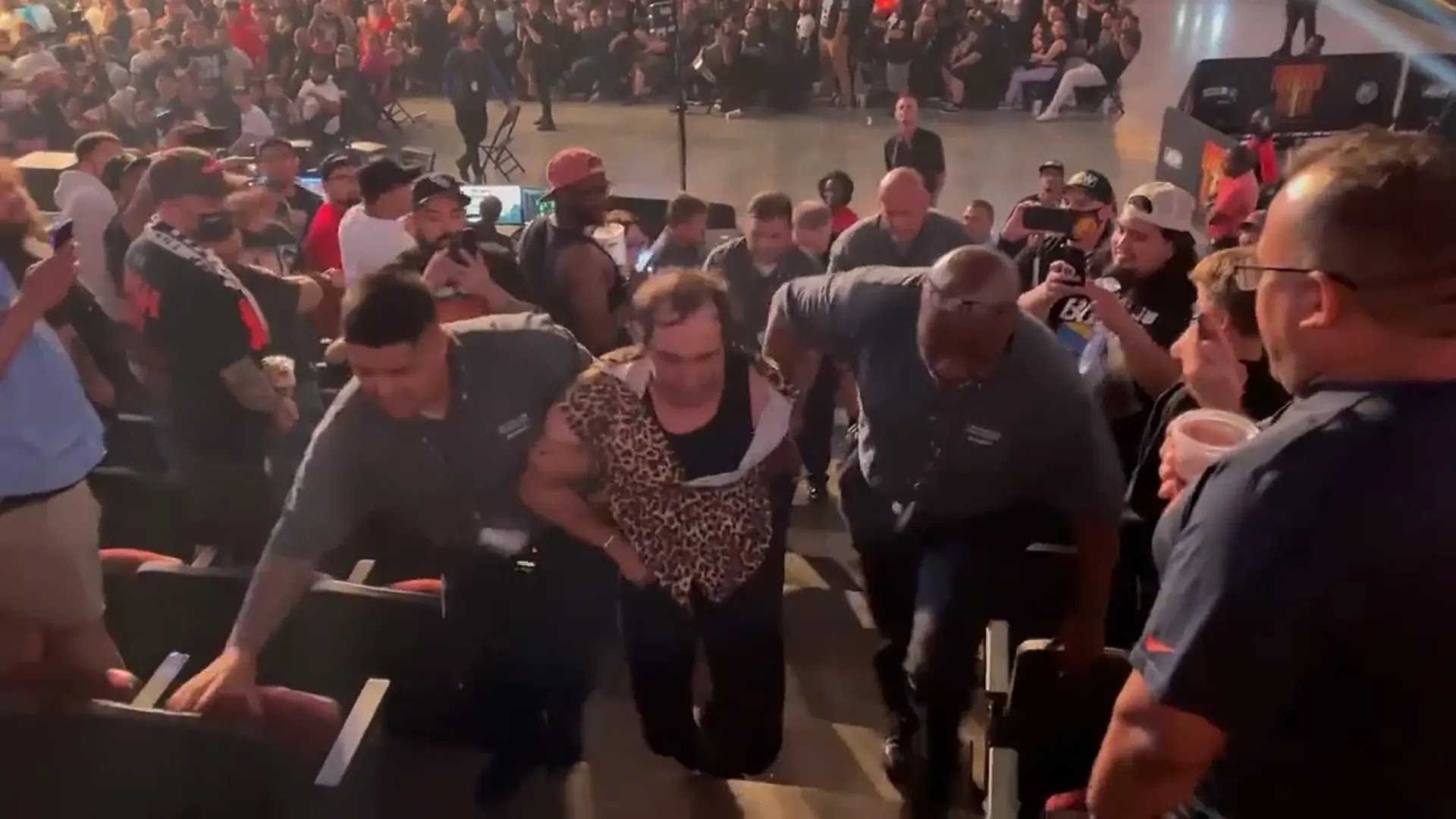 WATCH: Two Fans Fight In The Crowd During AEW x NJPW Forbidden Door Main Event