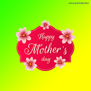  Happy Mother's Day flowers greetings card image