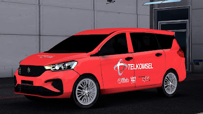 Skin Telkomsel Mobil All New Ertiga 2019