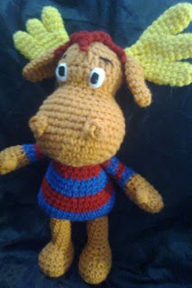 PATRON GRATIS ALCE TYRONE (BACKYARDIGANS) AMIGURUMI 1101