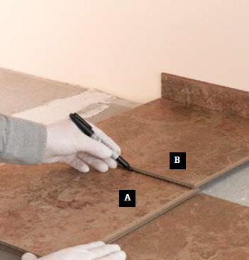 How to tile a bathroom countertop