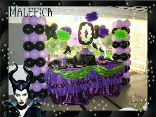 Fiestas Infantiles Decoradas con Malefica