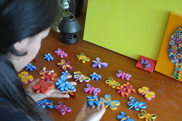 Circul Magic: Fluturi Quilling