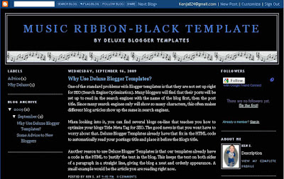 Three Column Layout from Deluxe Blogger Template