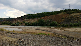 The ford and the steep bank