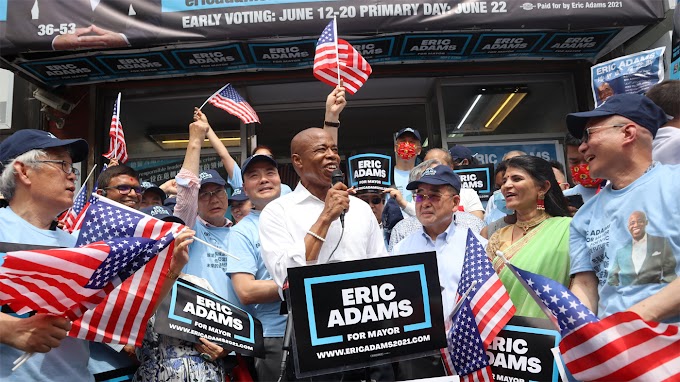 “Ganaré la alcaldía con el voto de los dominicanos” proclama Eric Adams en encuentro con periodistas en el Alto Manhattan