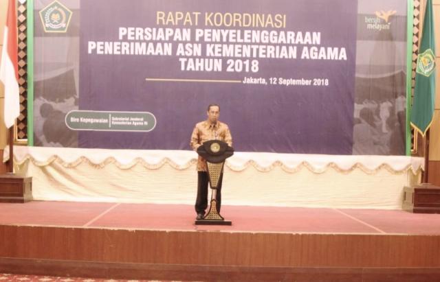 Kemenag Terima Formasi CPNS 17.175 Tahun 2018