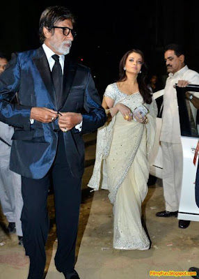 Big B and Aishwarya Rai arrive for the Filmfare Awards at Yash Raj Studio Mumbai_FilmyFun.blogspot.com