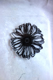 Shrinky Dinks tutorial, crafting with Shrinky Dinks, blah to TADA, handmade pins, DIY pins, Sharpie crafts, shrinking plastic crafts, toaster crafts, acrylic paint, bar pins, flower