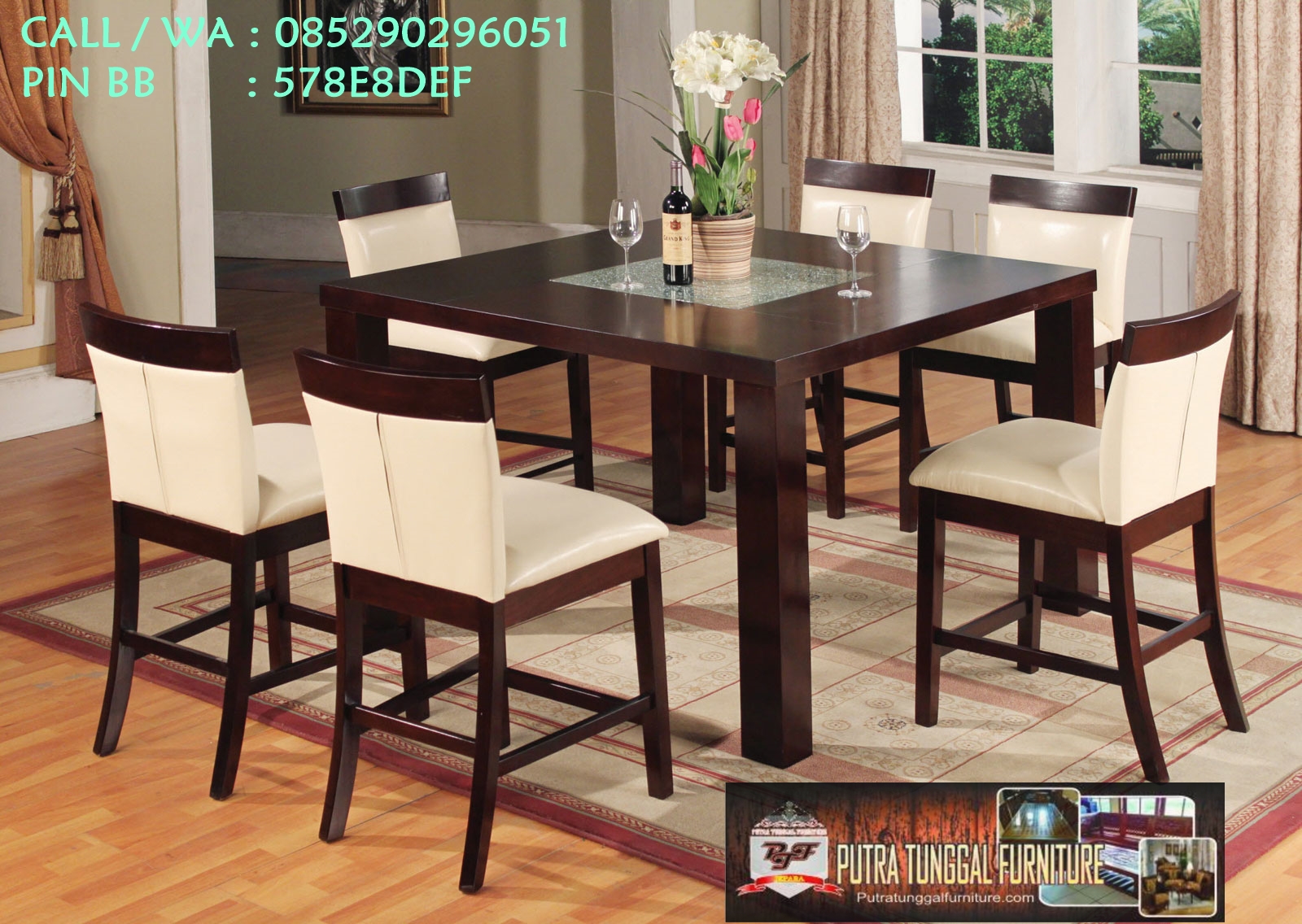  Meja  Makan  Minimalis Online Shop Furniture  Minimalis 