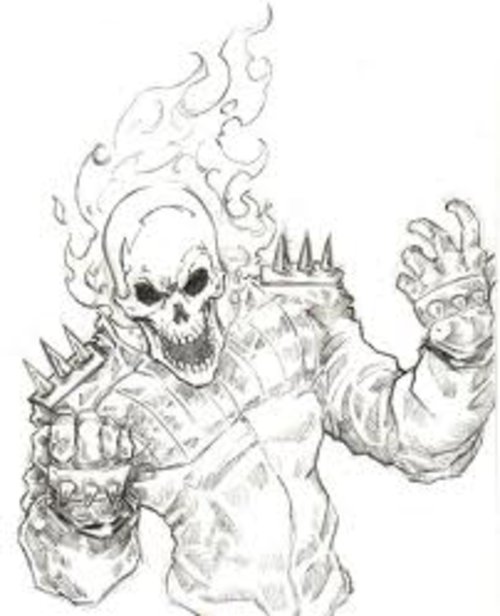 Free Ghost Rider Coloring Pages For Kids \u0026gt;\u0026gt; Disney Coloring Pages