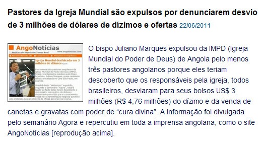 i mundial pastores