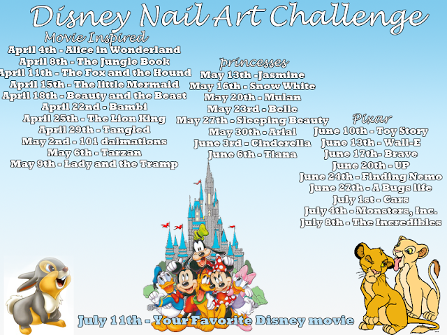 Disney nail art Challenge The Fox and The Hound Tod Copper footprints dog character nails Spellbound Nails Nail Lacquer watercolor saran wrap stickers freehand hand-painted