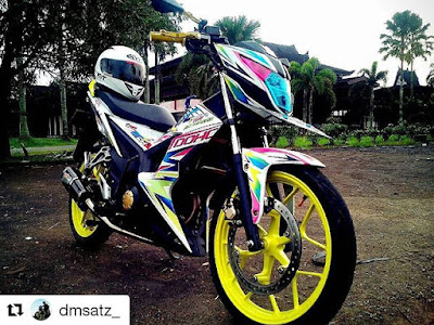 54 Foto Modifikasi Honda Sonic 150R Simple Elegan Terbaru