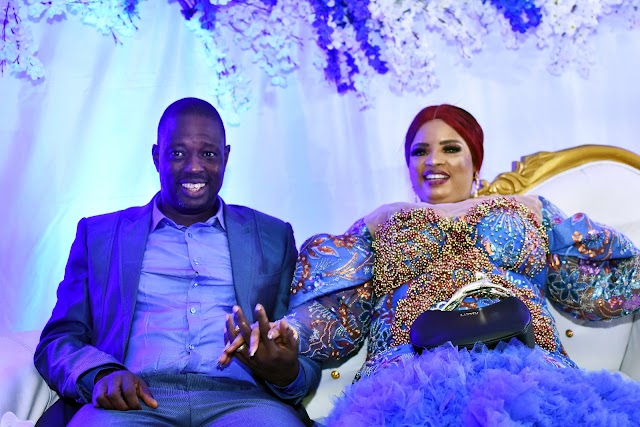 At Popular Actress, Abosede (Big Fish)'s Wedding To Gbenga