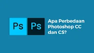 Perbedaan Utama Photoshop CC dan CS
