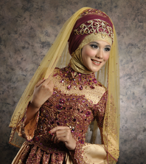 Model Jilbab Modern untuk Kebaya