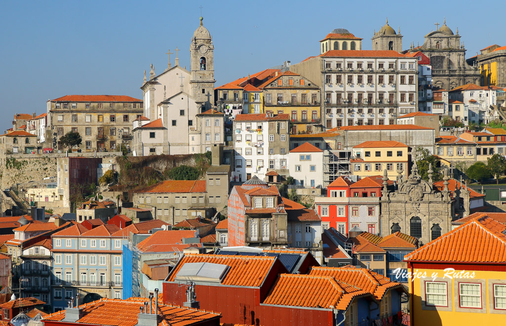 Vistas desde la Catedral de Oporto