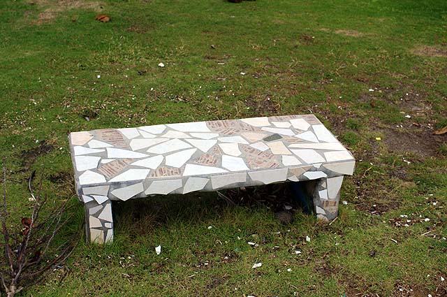 Concrete Garden Bench