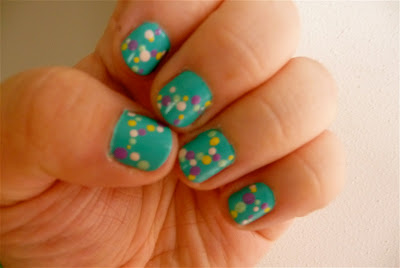 Spotted Easter Nails