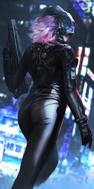 Cyberpunk girl