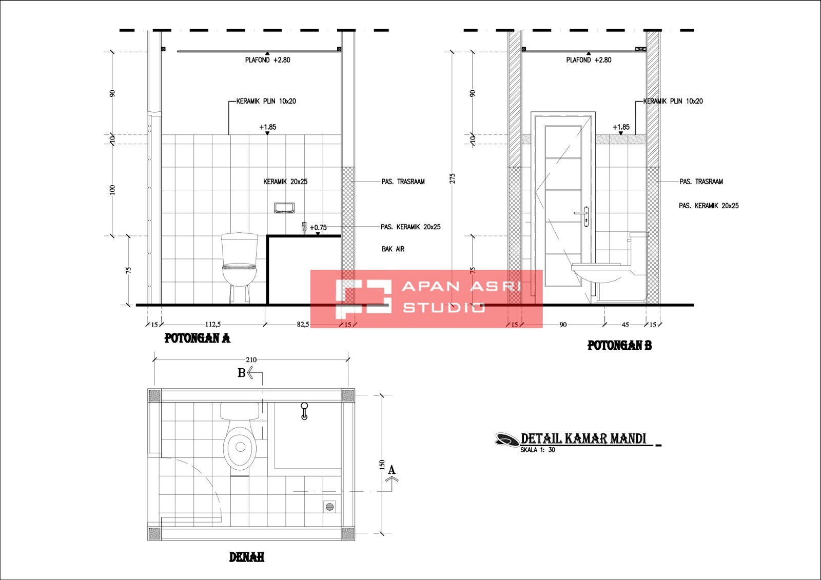 rencana renovasi rumah minimalis  1 lantai dengan luas 