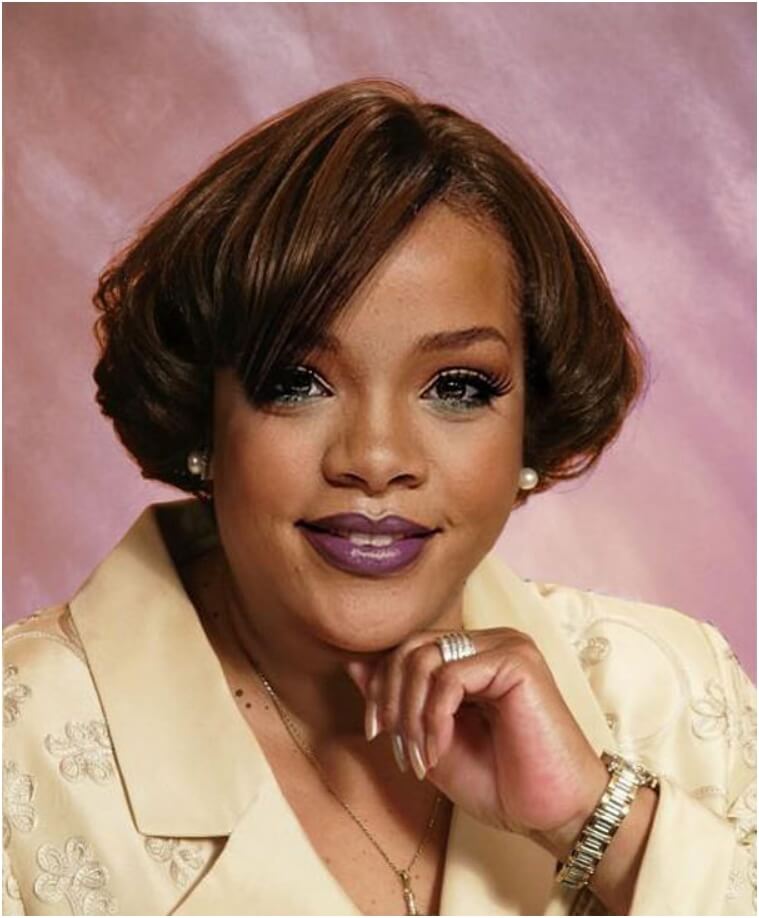 39 Photoshopped Images Depict What Celebrities Would Look Like If They Were Ordinary People - Rihanna