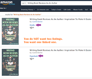 Jewel Box of #WriteTips for the #atozchallenge and #wep Amazon double listing problem