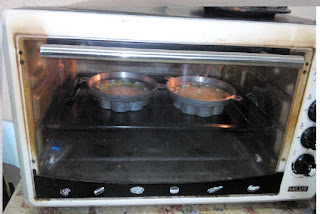 bakar dalam oven suhu 250 darjah