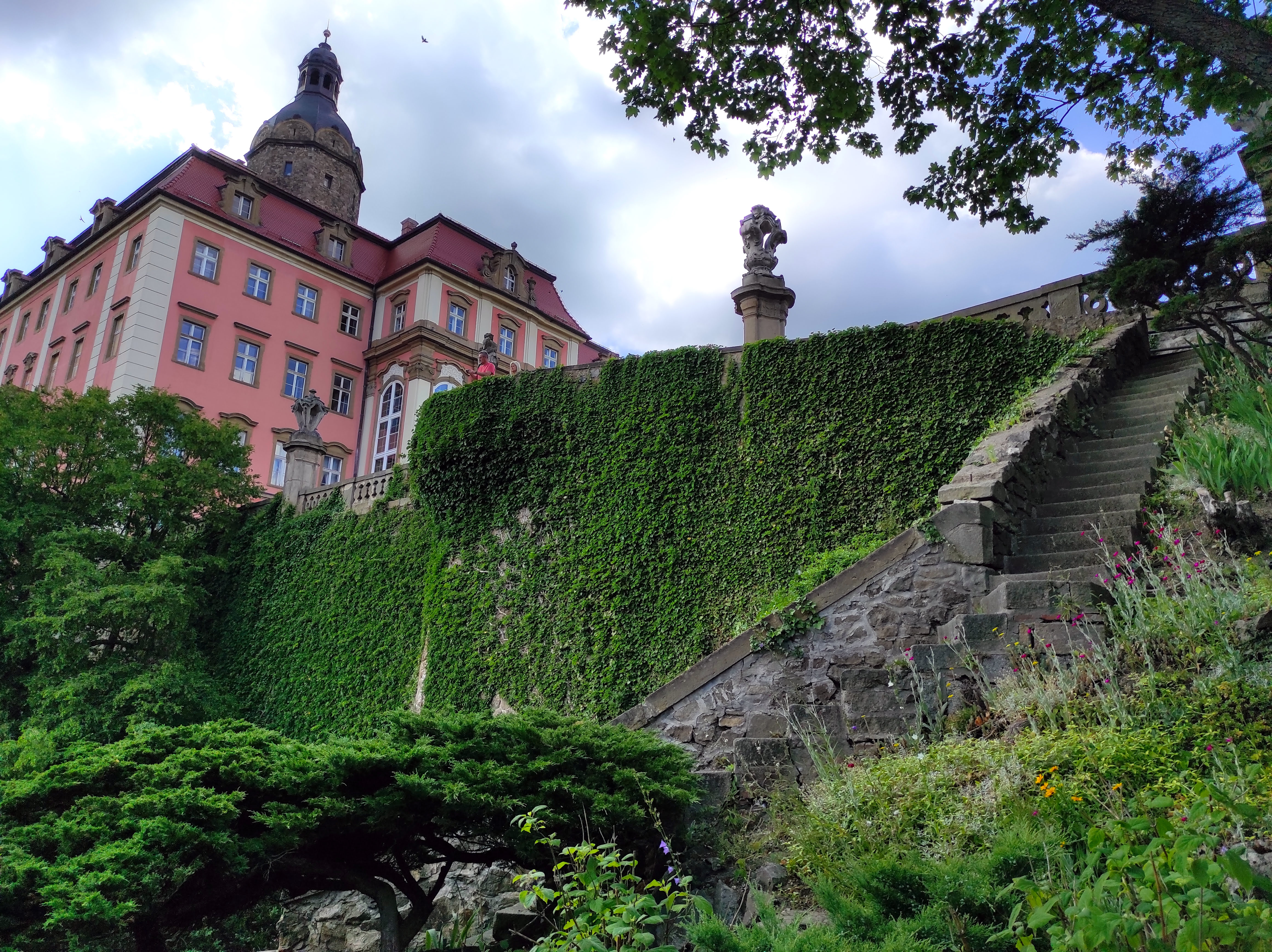Ogrody i tarasy na zamku Książ