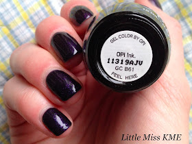 OPI Gel Color in natural light, OPI INK