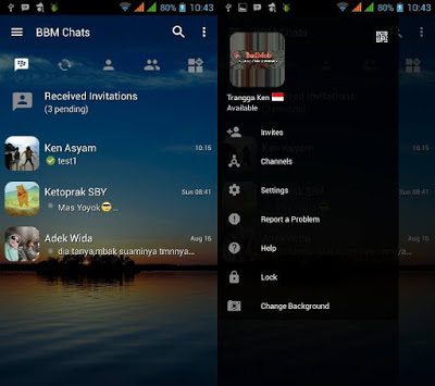 Download BBM Mod Transparan Apk v3.1.0.13 Android Terbaru
