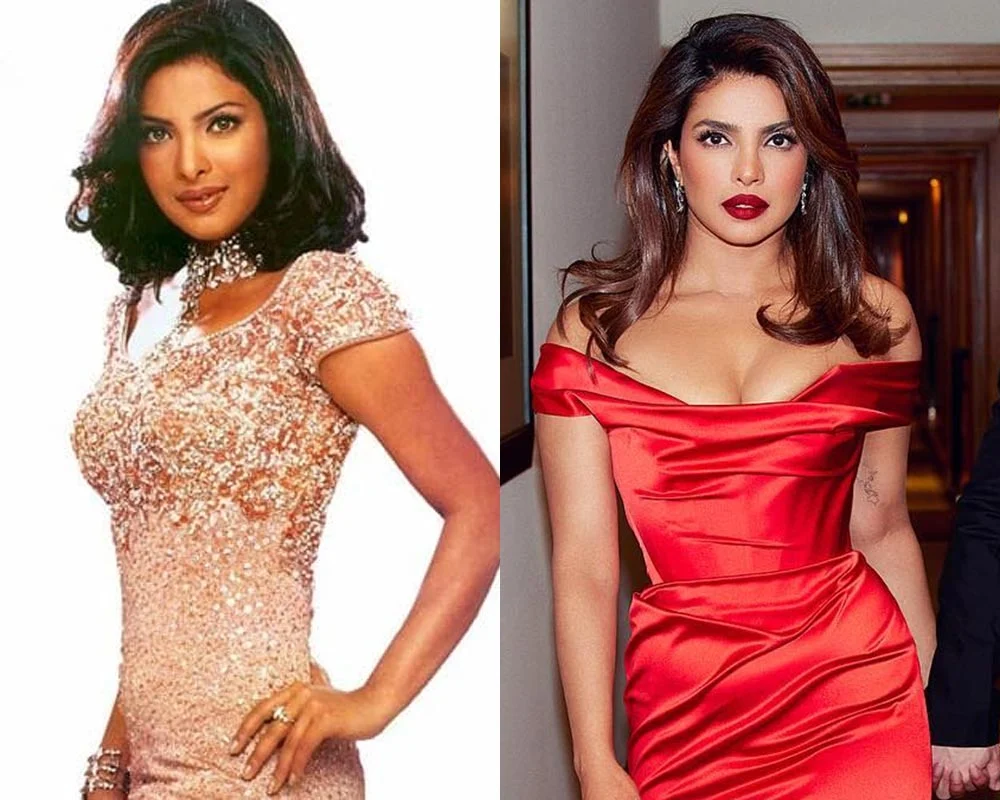 priyanka chopra then vs now actress transformation