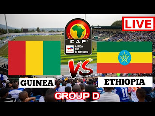 guinea vs ethiopia africa cup Live