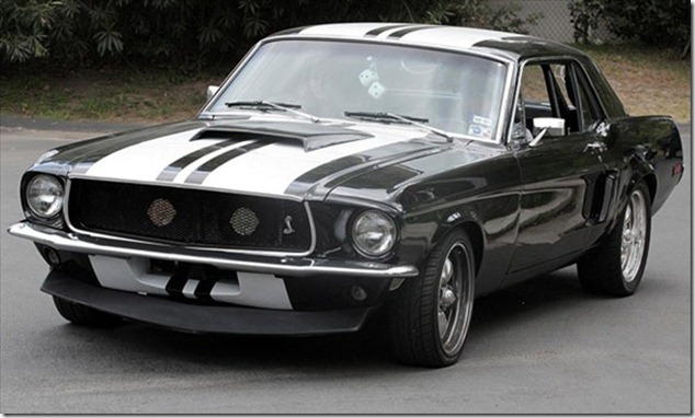 Nick Jonas and his vintage 1968 Ford Mustang Cobra