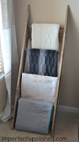 DIY Blanket Ladder