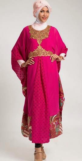 Model baju gamis pesta untuk wanita gemuk