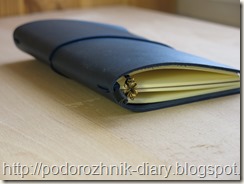 синий блокнот-2 Midori Traveler’s Notebook